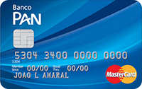 Cartão Pan Nacional Mastercard